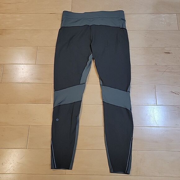 Lululemon Surge Tight 28" Nulux Green Running Hiking Leggings M5ADNS Men's XL - Picture 6 of 8